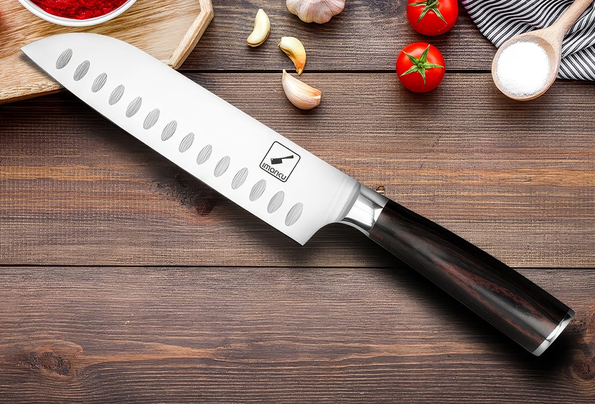 imarku Japanese 7-Inch Santoku