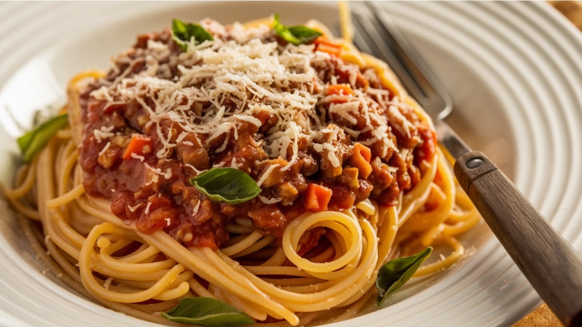 Easy Spaghetti Bolognese Recipe Ready In 40 Minutes