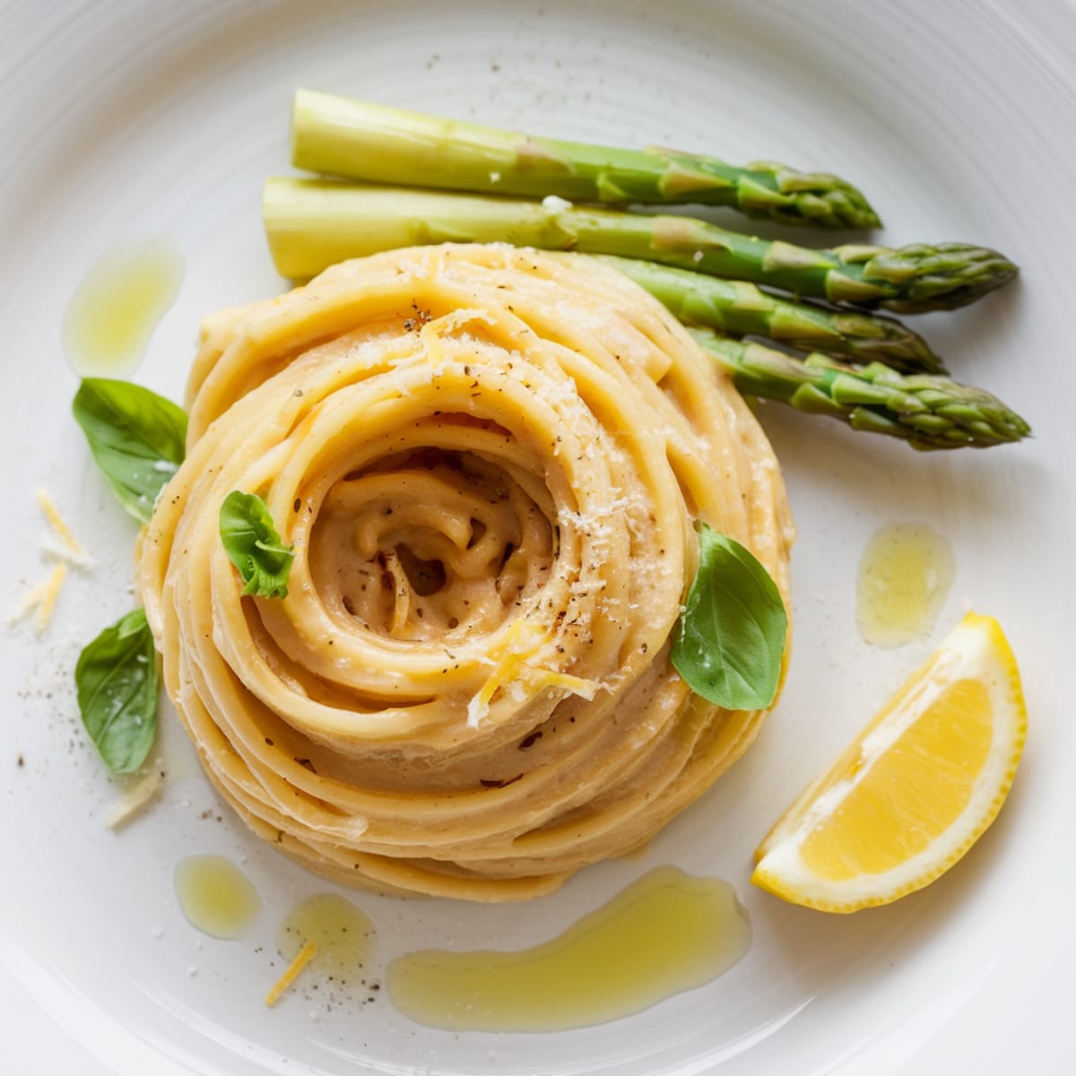 Lemony Asparagus Pasta Lemony Asparagus Pasta