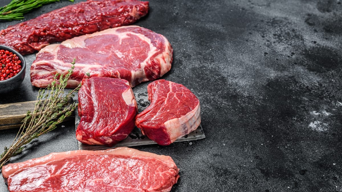 Chuck roast offers ideal fat balance for everyday grinding; blend with sirloin for best results