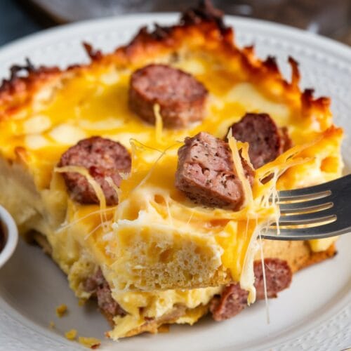 Cheesy Sausage and Egg Breakfast Casserole