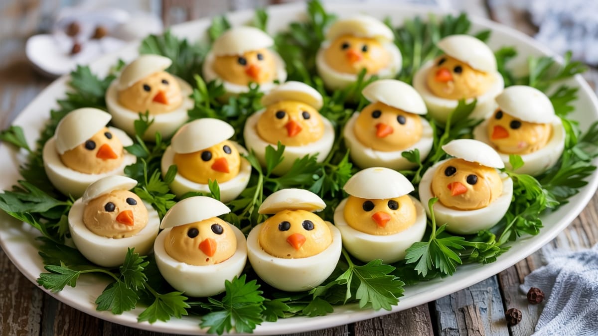 Chick Deviled Eggs Ready in Under 40 Minutes