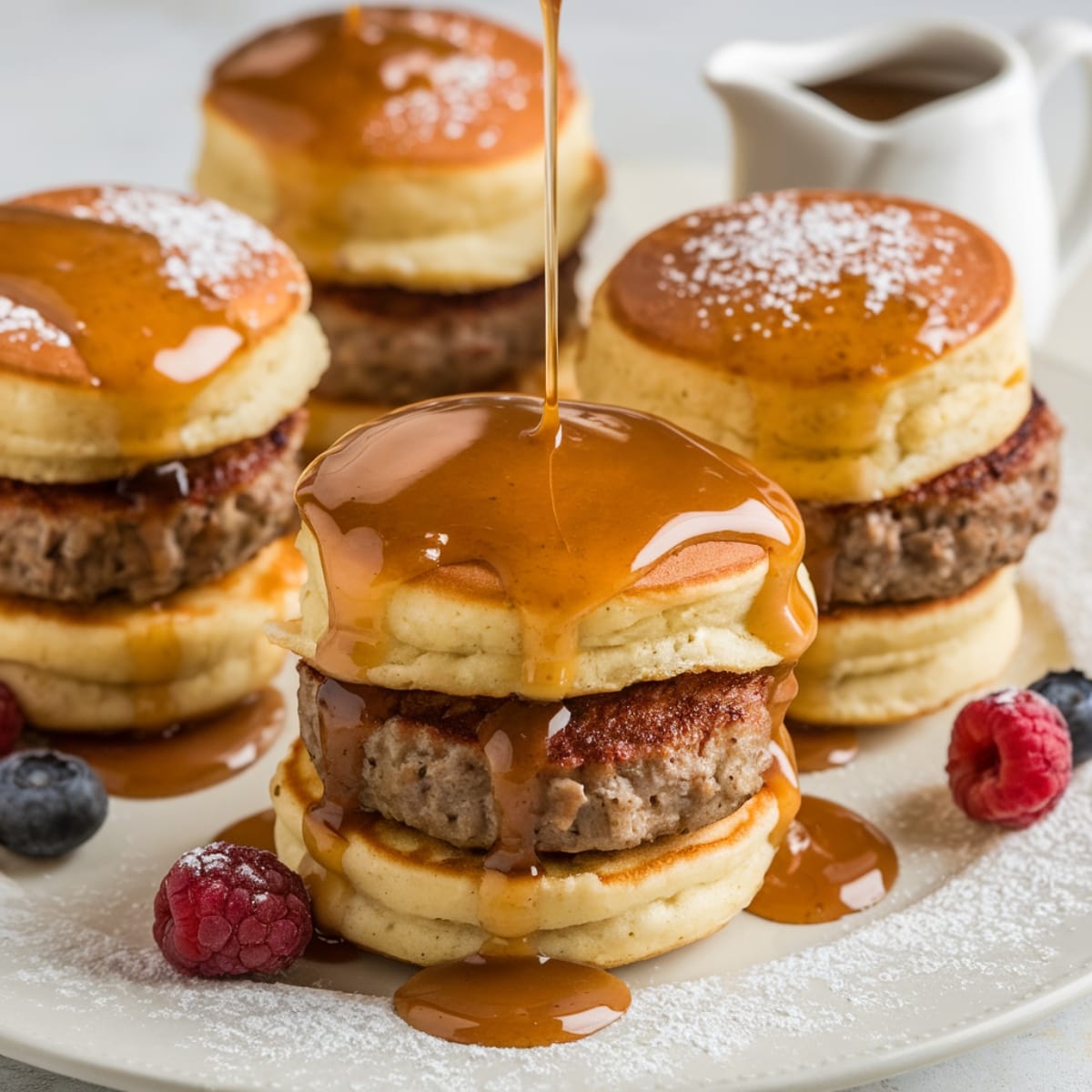 Maple Sausage Breakfast Sliders
