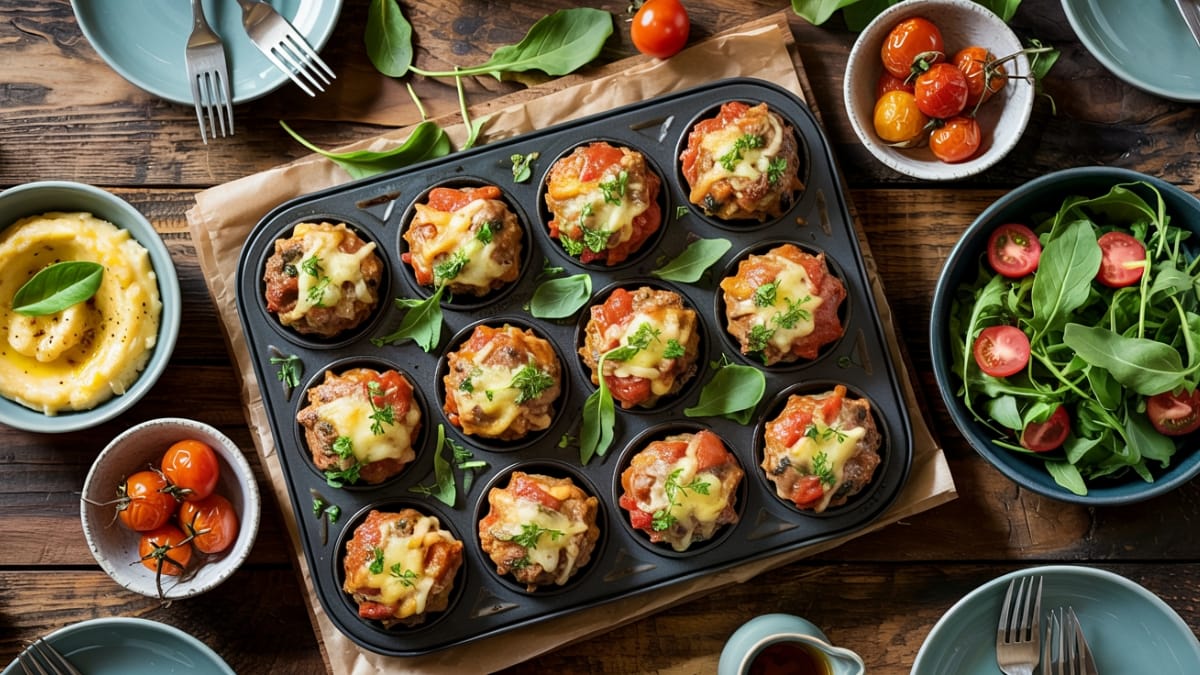 Mini Italian Meatloaf Bites: The Cute Little Dinner Win You Need