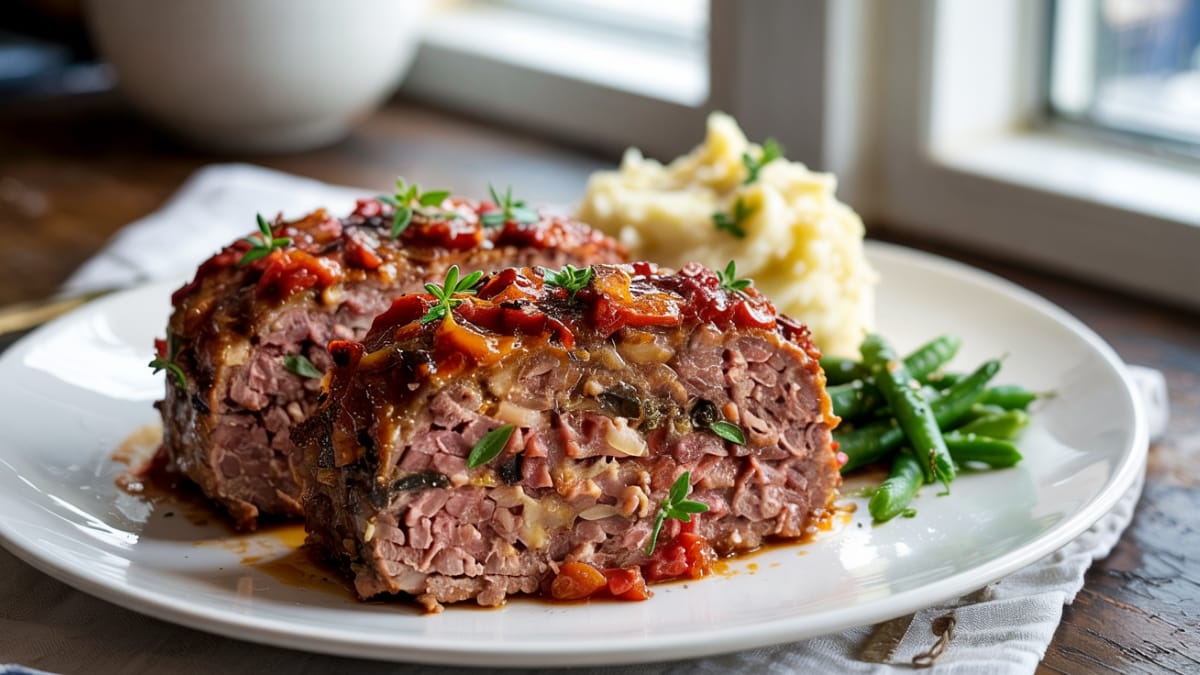 Moist and Savory Beef Meatloaf: The Comfort Food Classic That Never Disappoints