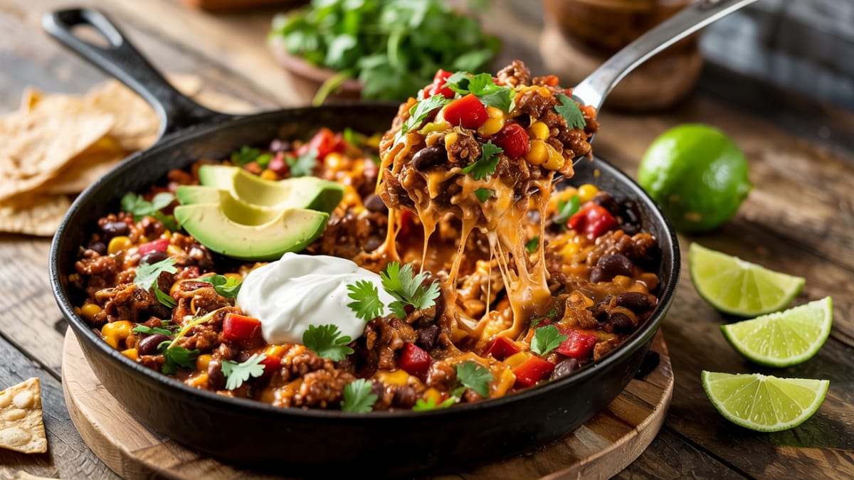 One Pan Beef Taco Skillet: The Weeknight Dinner Hero You Need