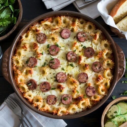 Sausage Alfredo Pasta