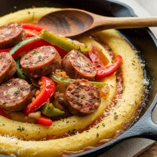Sausage and Polenta Skillet