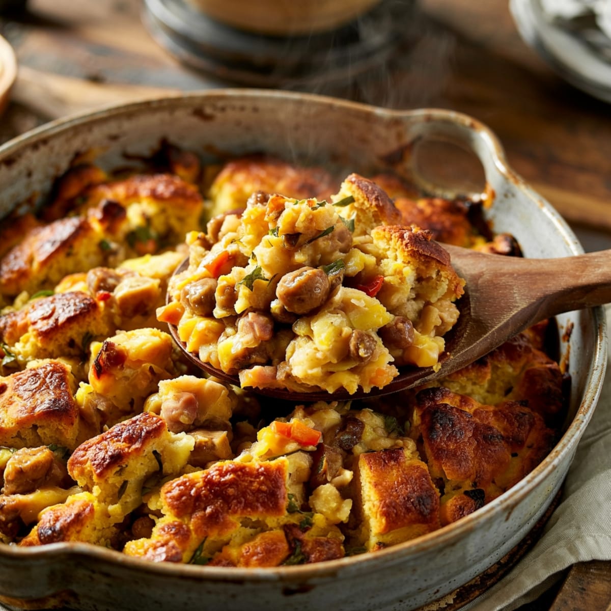 Sausage Cornbread Stuffing