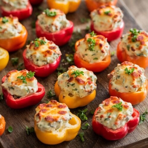 Sausage-Stuffed Mini Peppers