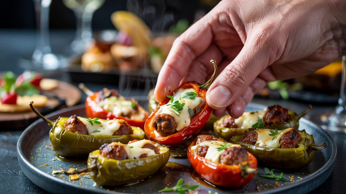 Sausage Stuffed Mini Peppers: The Appetizer Everyone Will Fight Over