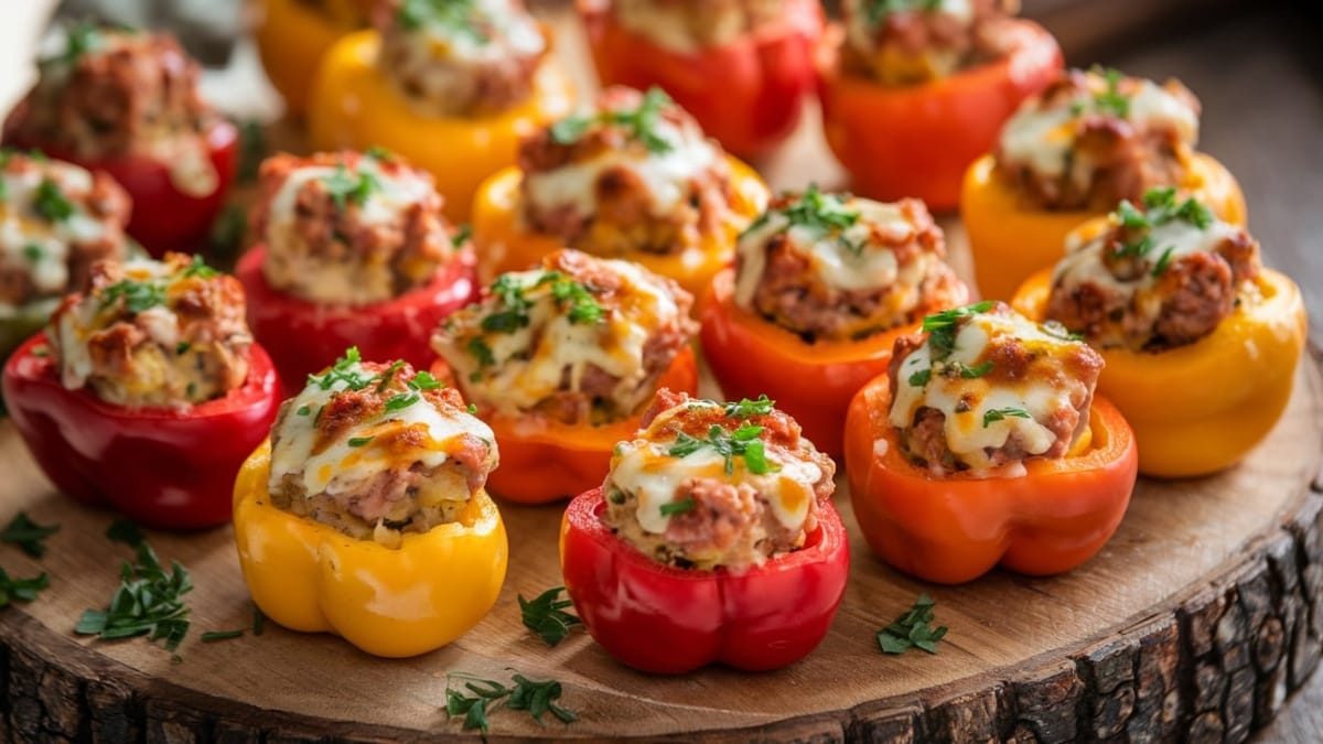 Sausage-Stuffed Mini Peppers: The Two-Bite Appetizer That Steals the Show