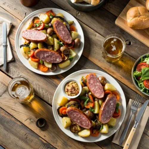 Sheet Pan Sausage and Veggies