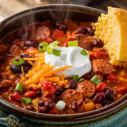 Spicy Sausage Chili
