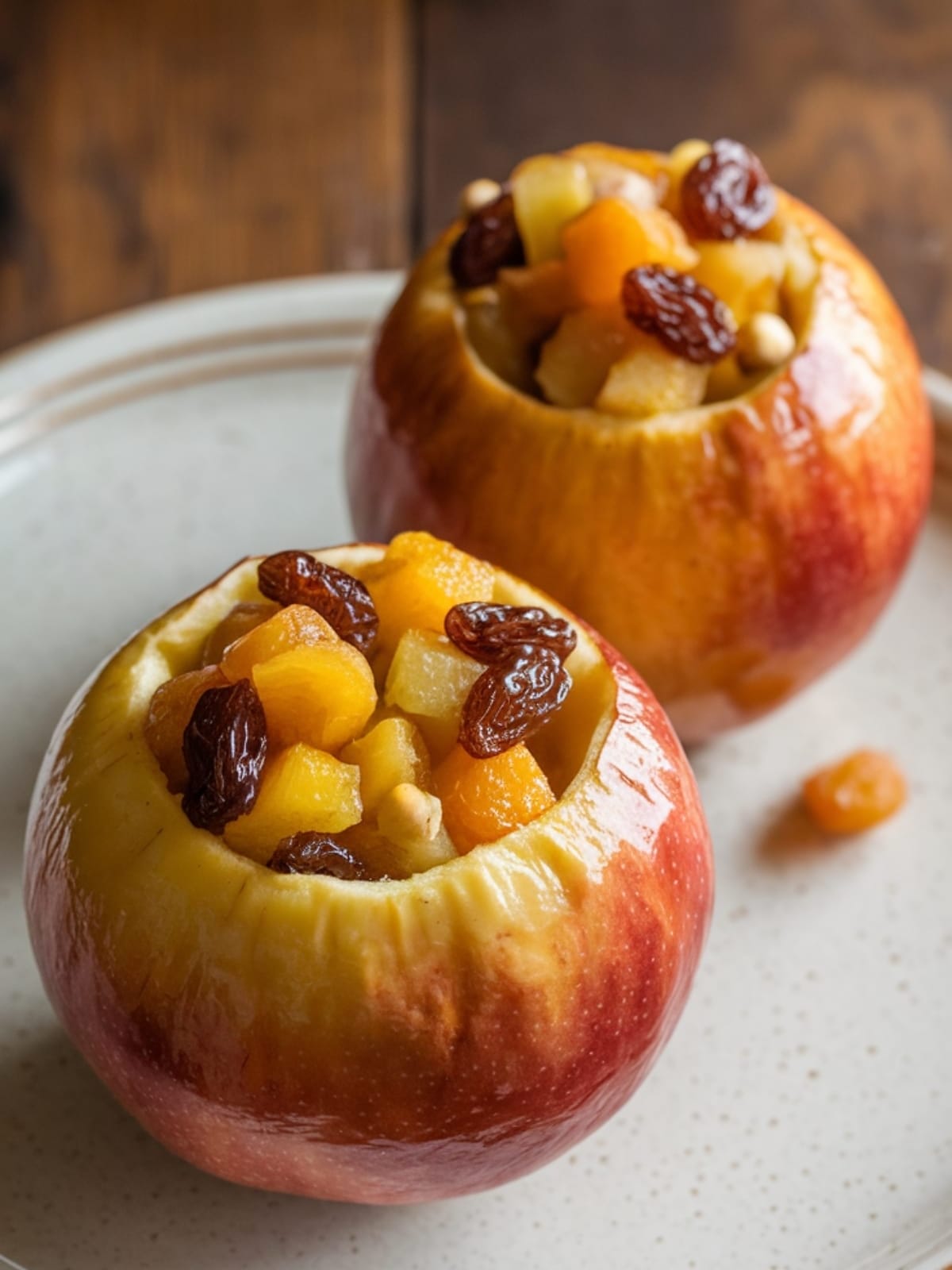 2-Minute Microwave Baked Apple (Healthy Sweet Fix)