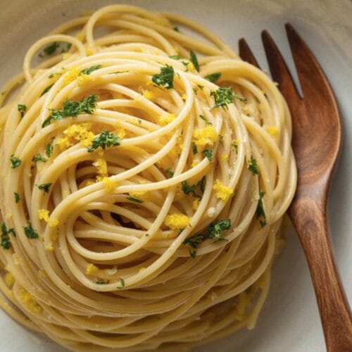 20-Minute Lemon Garlic Parmesan Pasta Recipe