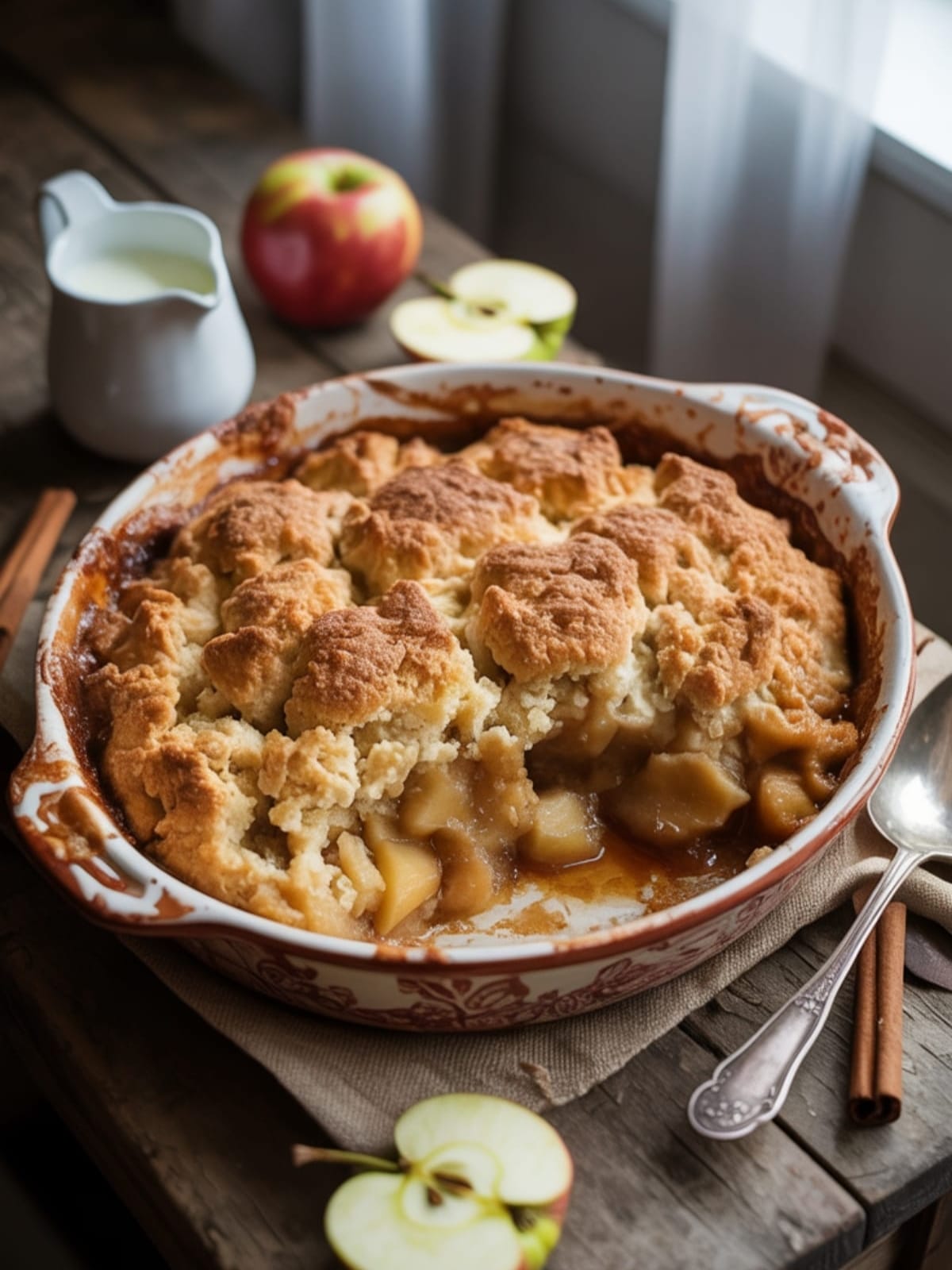 3-Ingredient Magic - Apple Cobbler with Cake Mix (So Easy!)