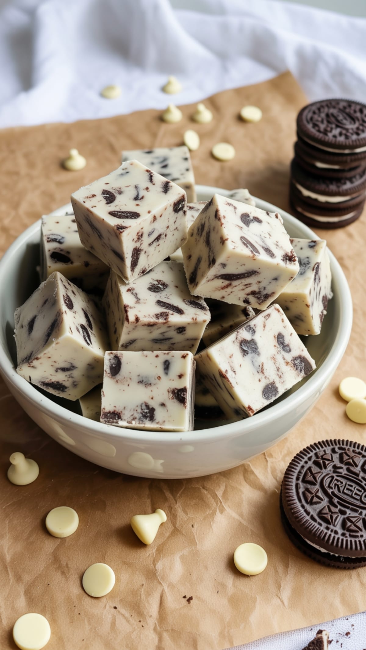 3-Ingredient Oreo Fudge Ready in 10 Minutes (No Baking Required!)