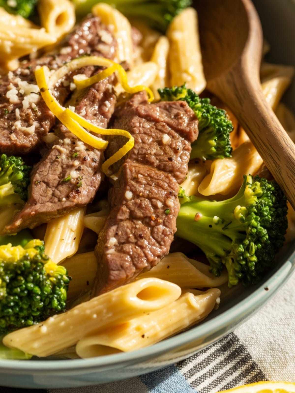 30-Minute Lemon Zest Beef and Broccoli Pasta for Busy Weeknights