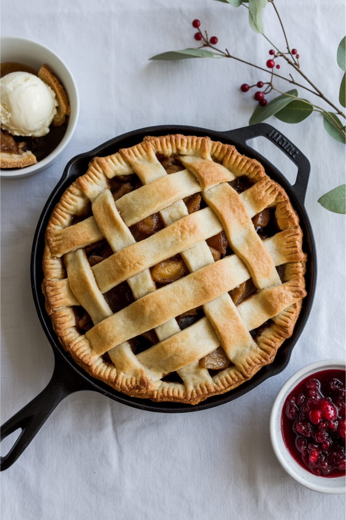 30-Minute Skillet Dessert - Easy Apple Pie Recipe
