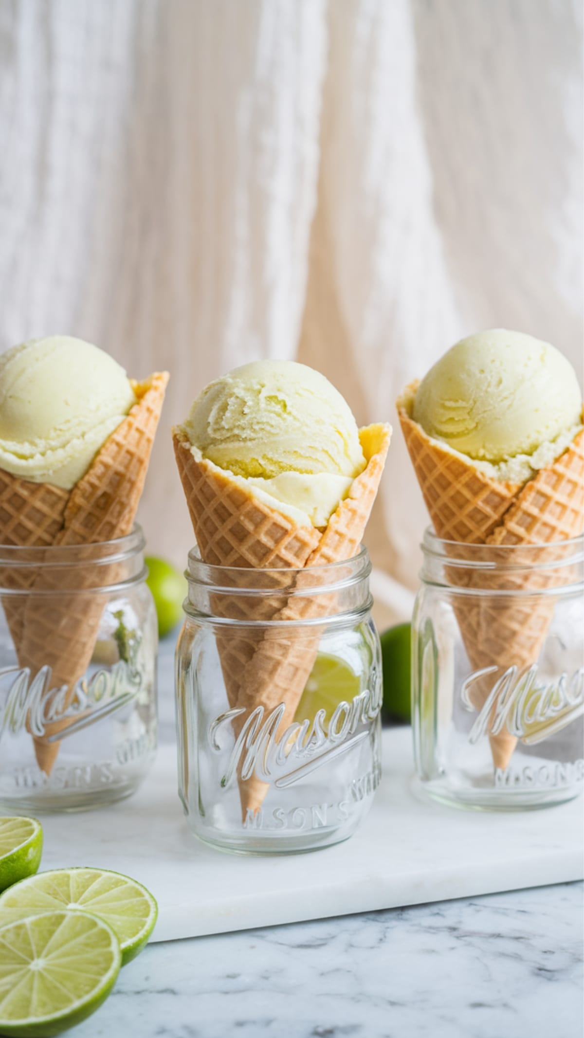 5-Ingredient Homemade Lime Sorbet (No Ice Cream Maker!)