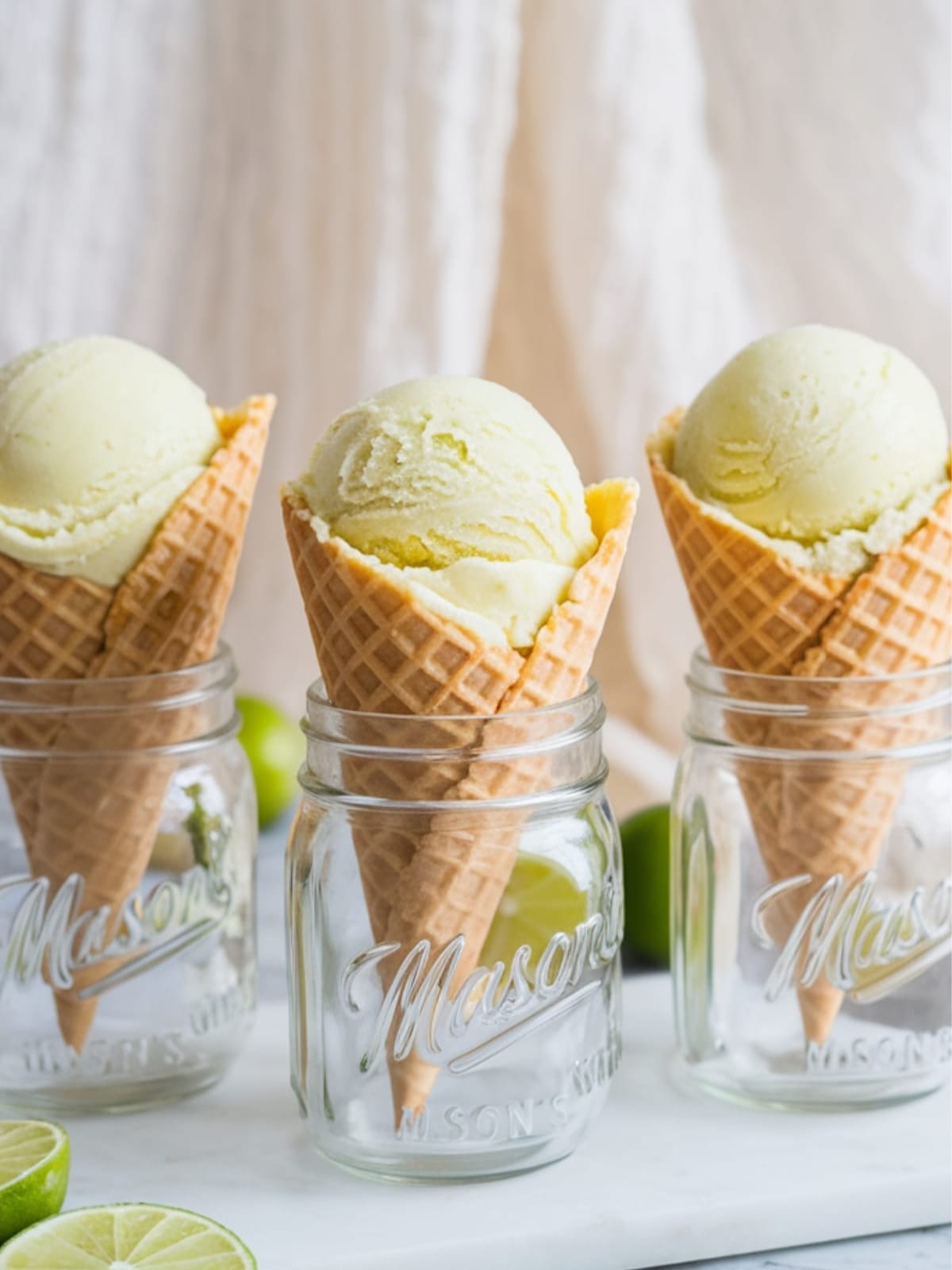 5-Ingredient Homemade Lime Sorbet (No Ice Cream Maker!)