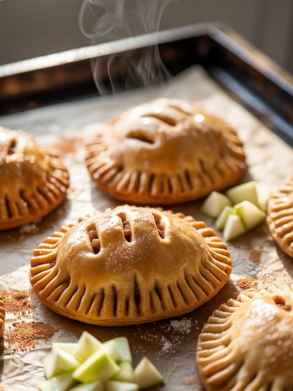 Adorable Apple Cinnamon Hand Pies - Portable Fall Treat!