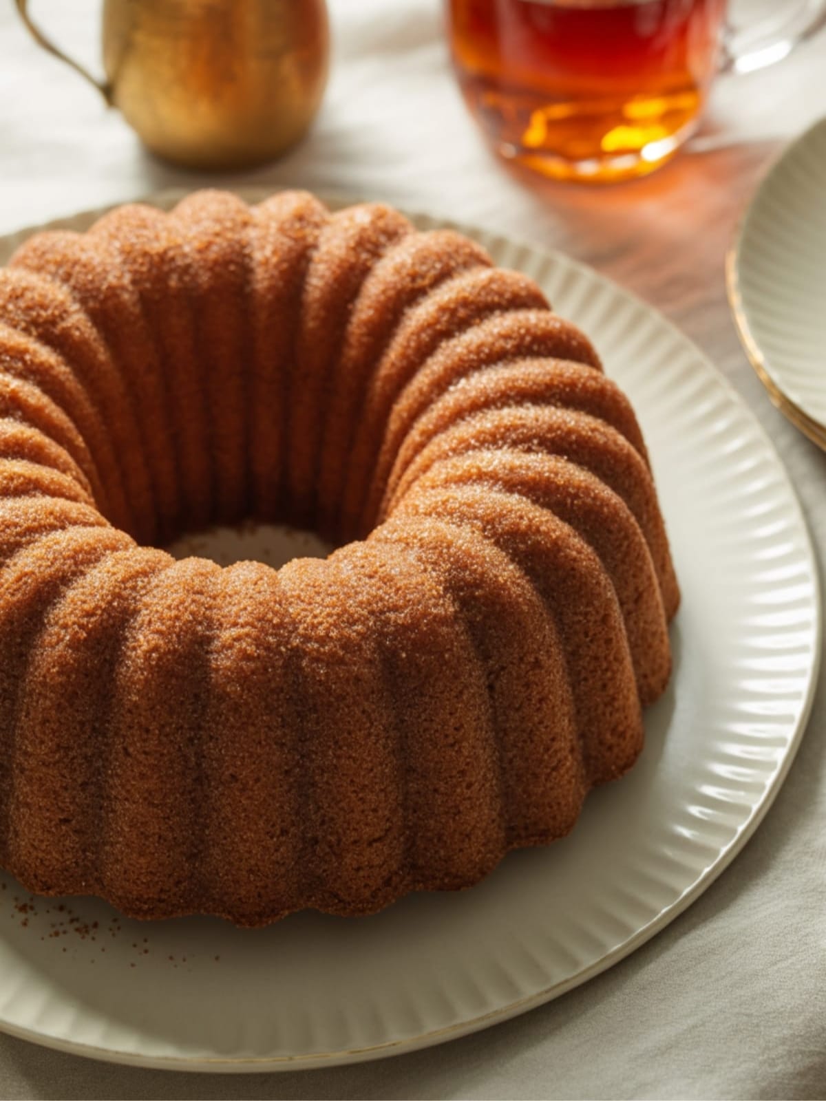 Apple Cider Doughnut Cake - Bundt Pan Fall Baking Magic