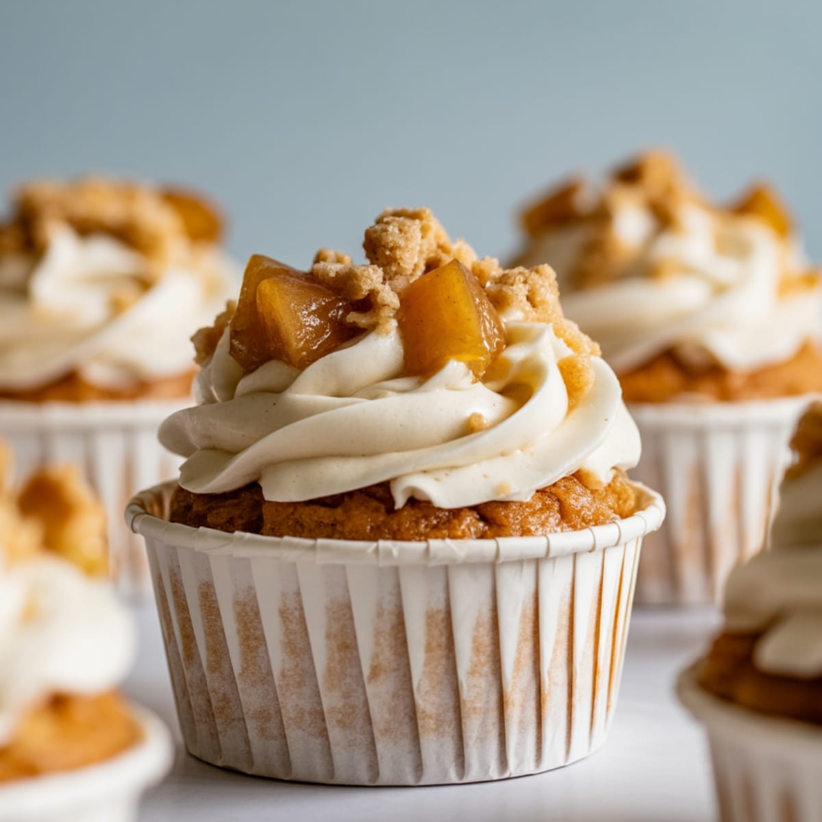 Apple Crisp Cupcakes-image