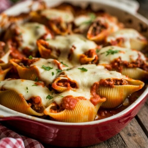 Beef and Spinach Shells Supreme Recipe