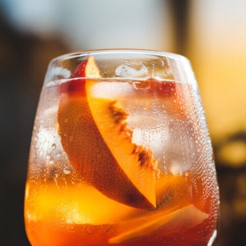 Bellini Peach Raspberry Iced Tea