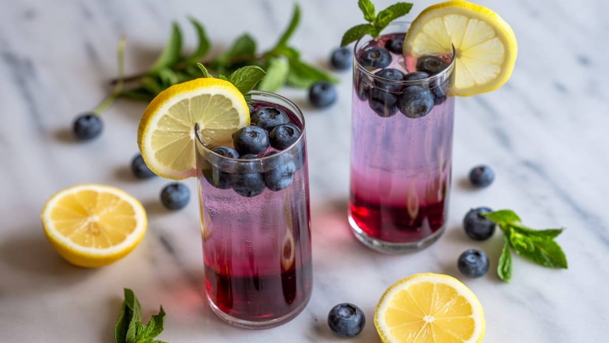 Blueberry Lemon Fizz A Refreshing Summer Mocktail That Takes Minutes to Make