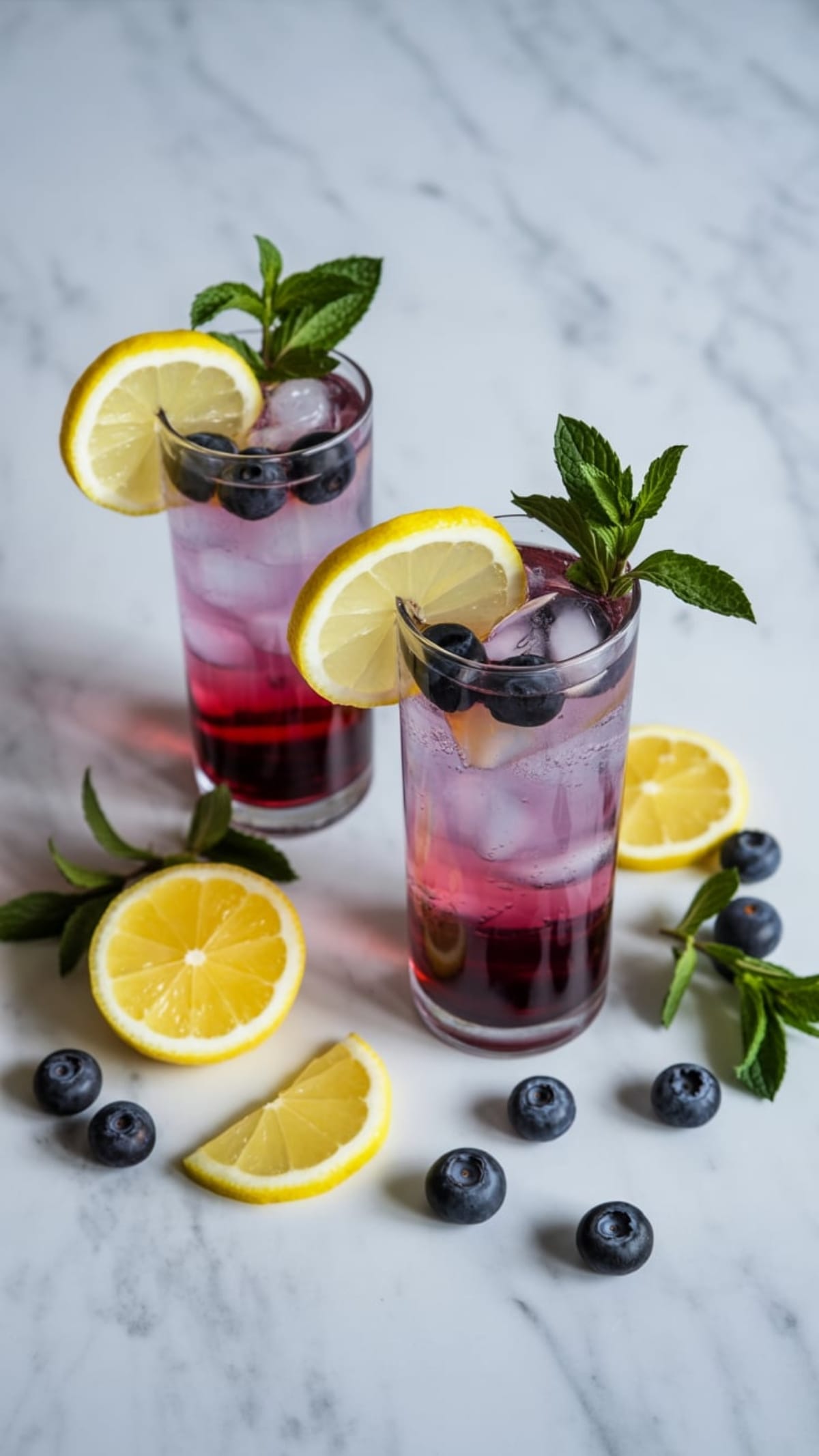Refreshing Blueberry Lemon Fizz - The Perfect Summer Cocktail