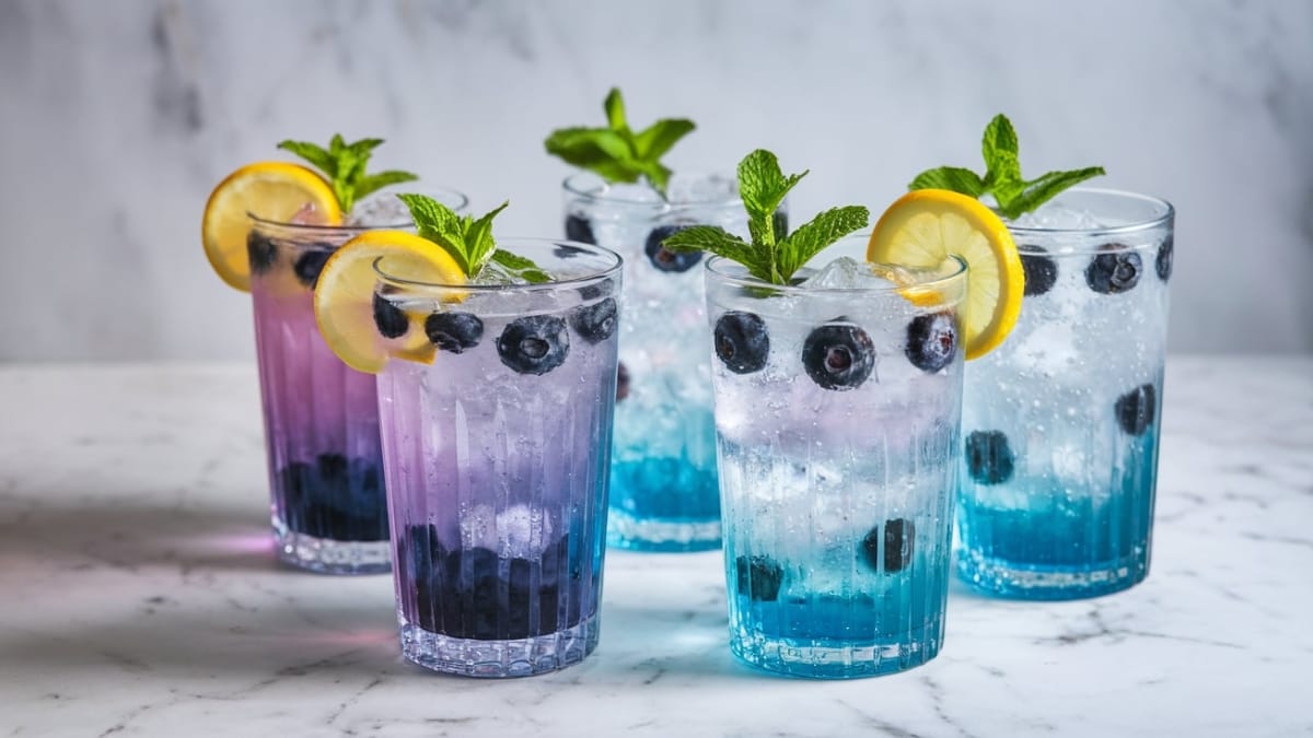 Blueberry Lemon Mocktail