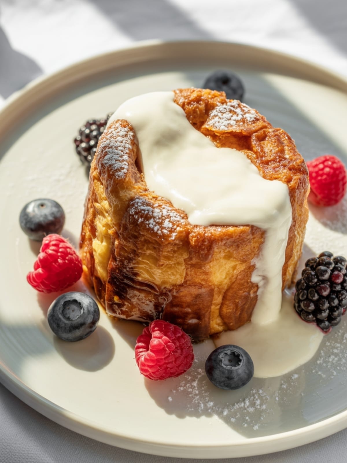Buttery Croissant Bread Pudding - Ina Garten Inspired Recipe