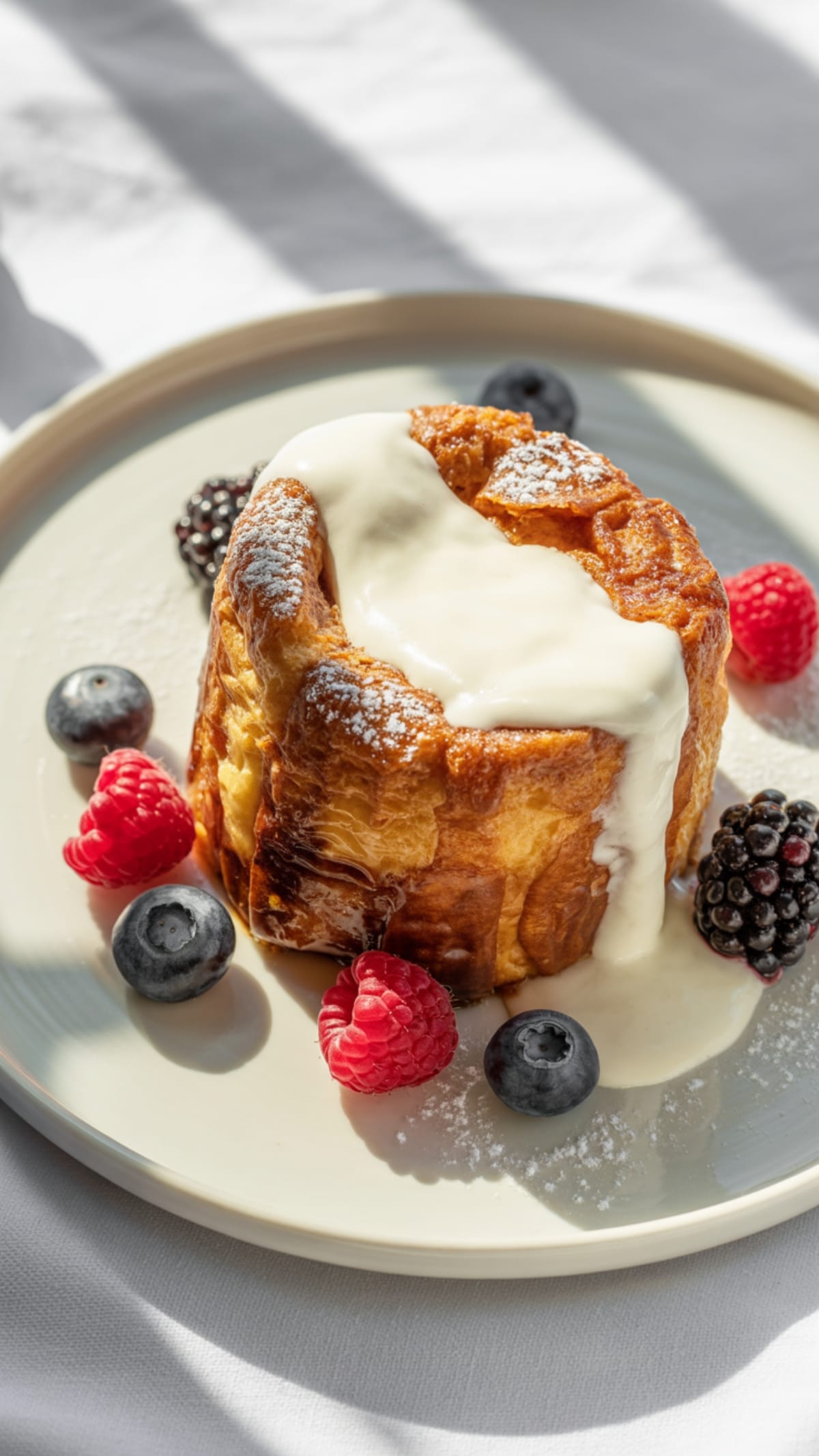 Buttery Croissant Bread Pudding | Ina Garten Inspired Recipe