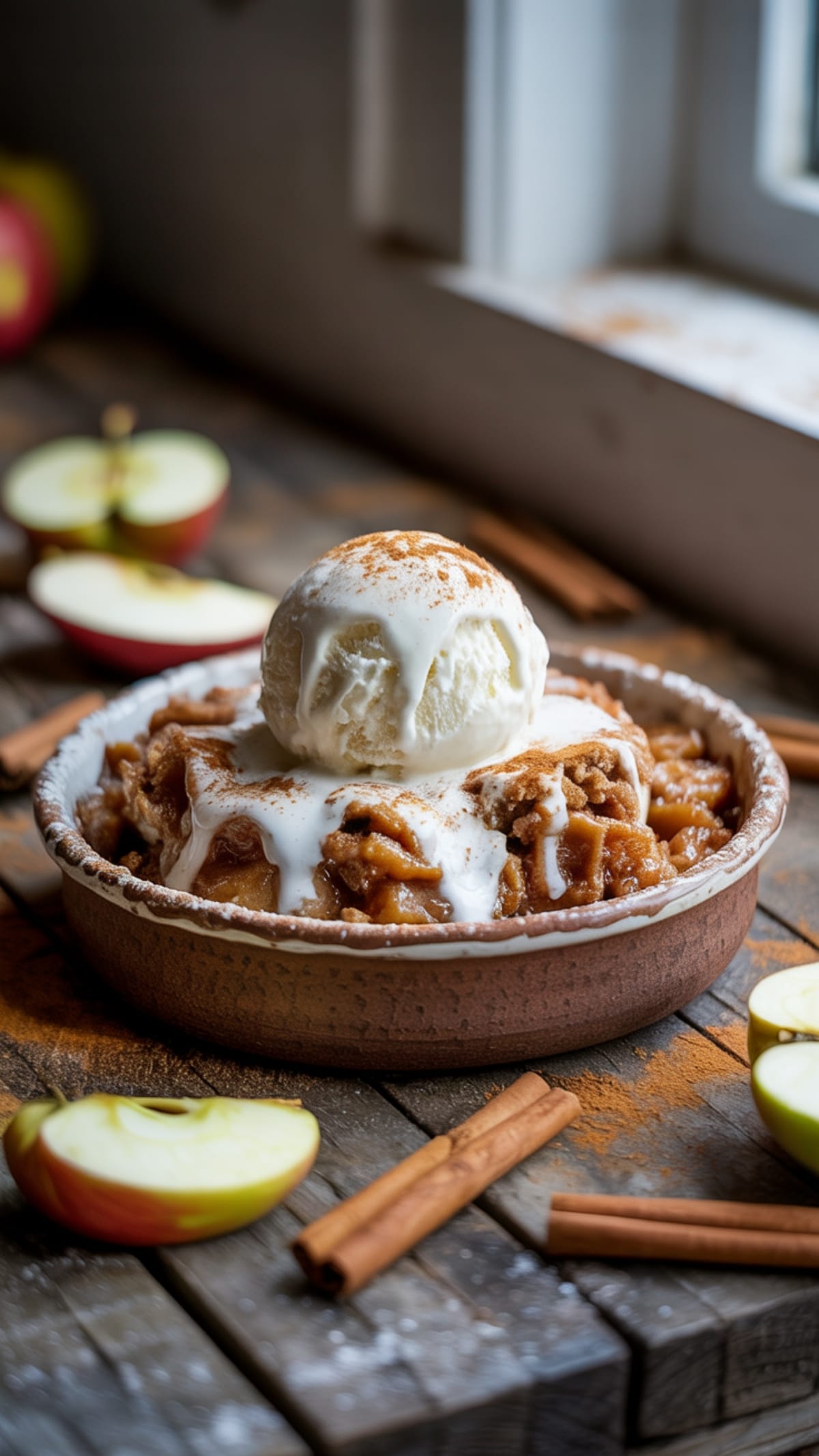 Easy Apple Crisp Recipe with Rich Caramel Sauce