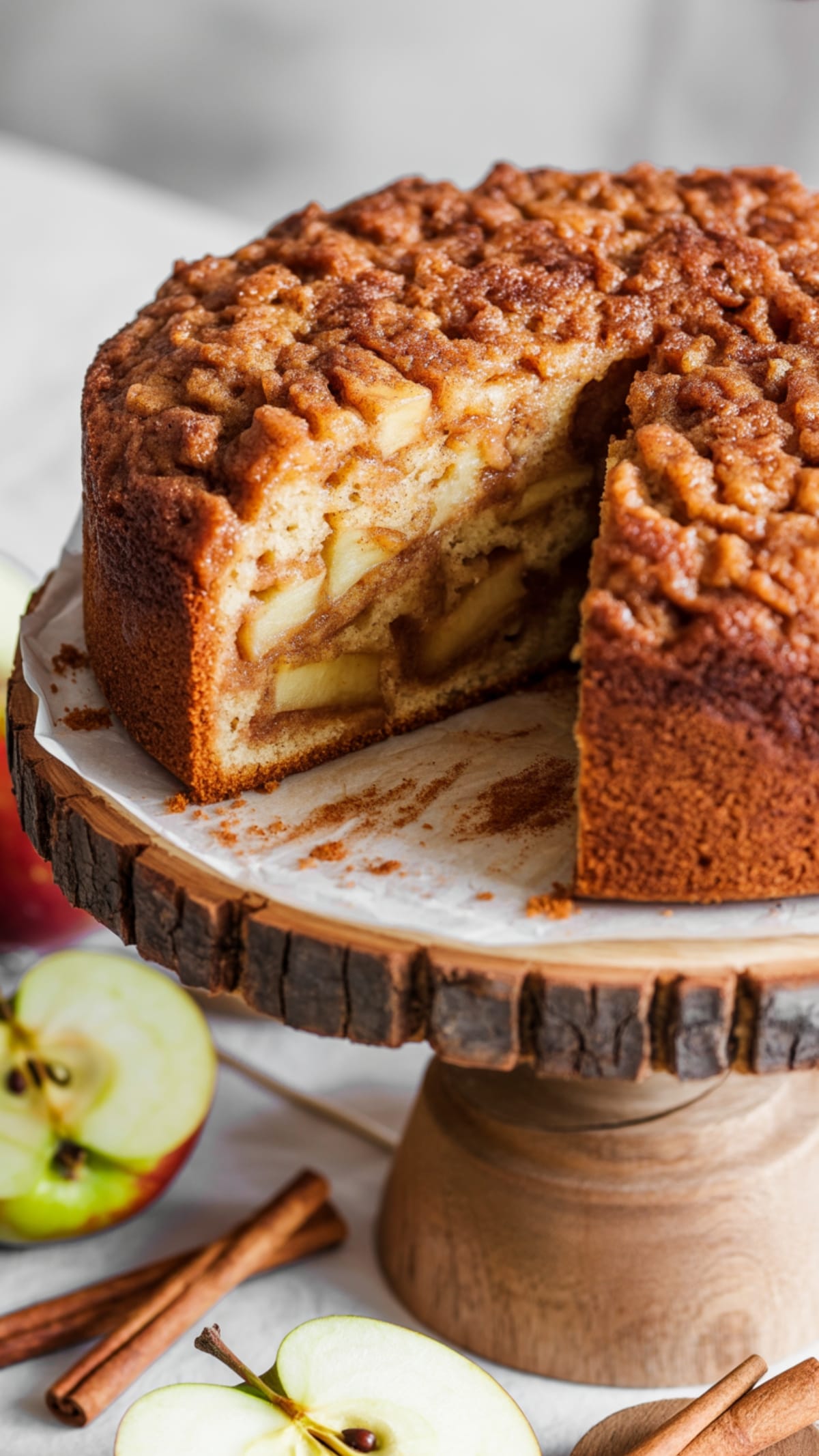 Crowd-Pleasing Cinnamon Apple Cake for Large Gatherings