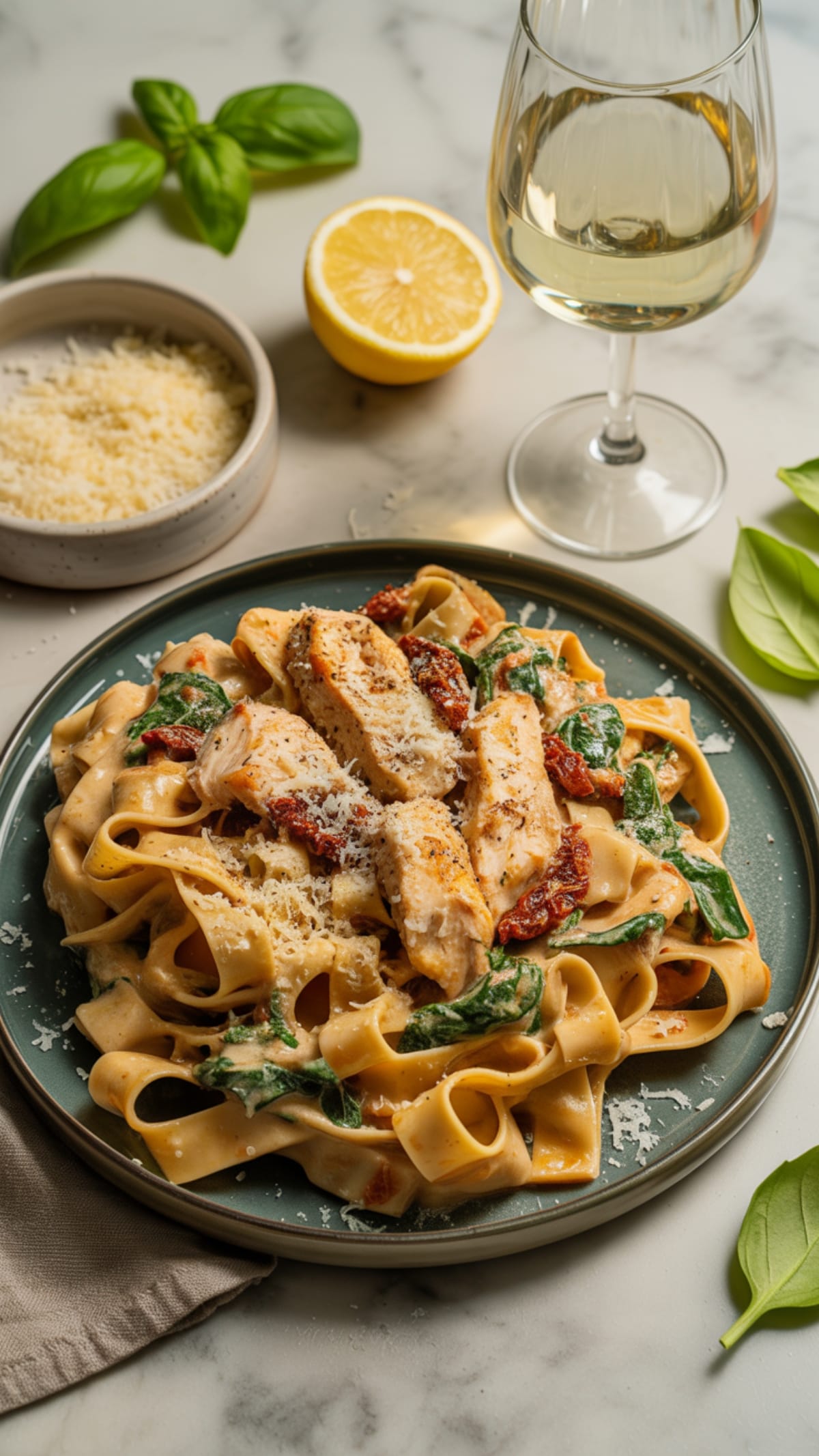 One-Pot Creamy Tuscan Chicken Pasta (Restaurant-Quality at Home!)