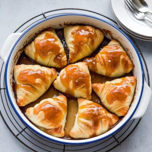 Crescent Roll Apple Dumplings