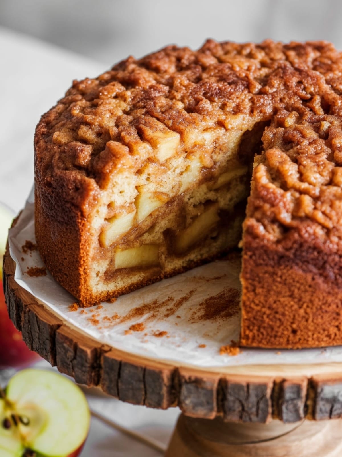 Crowd-Pleasing Cinnamon Apple Cake for Large Gatherings