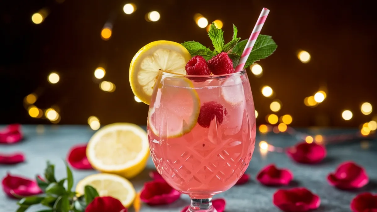 Cupid's Vodka Spiked Raspberry Lemonade- A Blissful Valentine's Day Cocktail