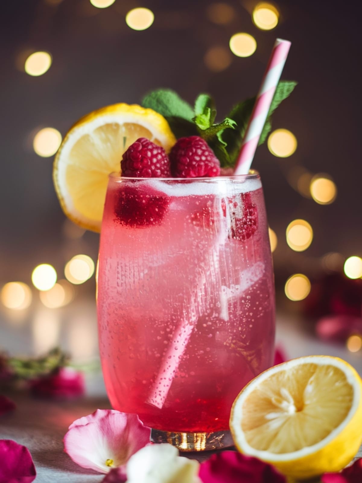 Dreamy Vodka Raspberry Lemonade Perfect for Valentine's Day Celebrations