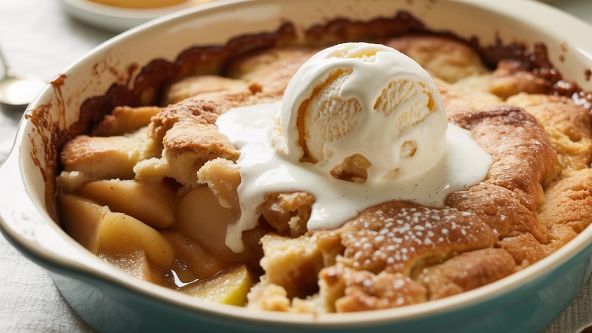 Easy Homemade Apple Cobbler- The Perfect Comfort Dessert You'll Make Again and Again