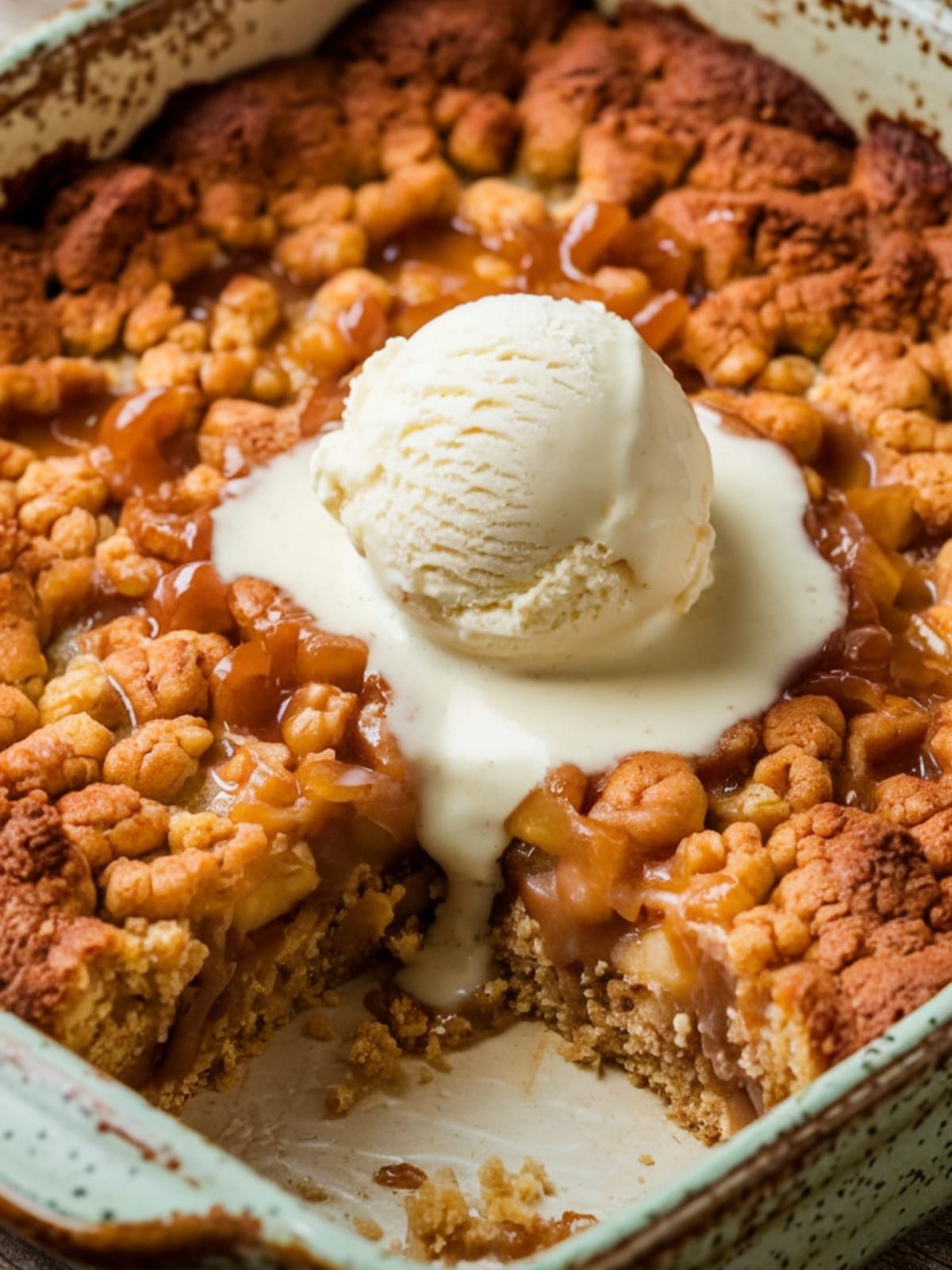 Effortless Caramel Apple Dump Cake - Fall Dessert Magic