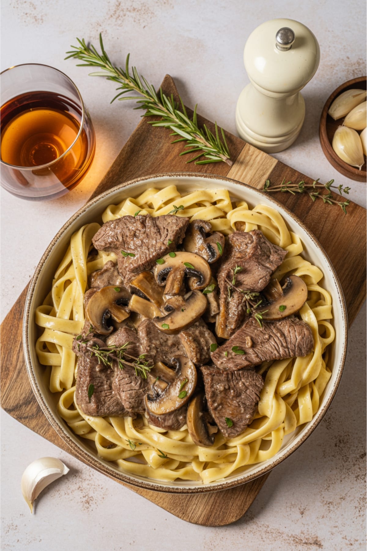 Family-Approved Beef and Mushroom Pasta