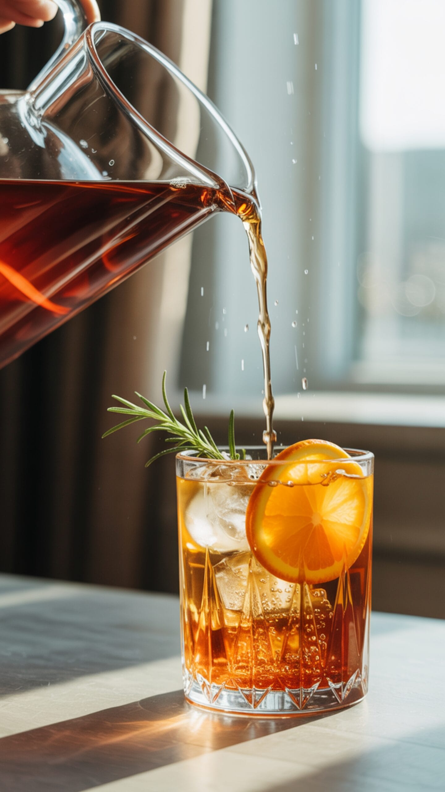 Fragrant Orange Rosemary Iced Tea Recipe for Hot Summer Days
