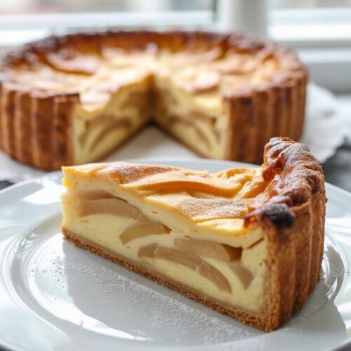 French Apple Custard Pie Recipe