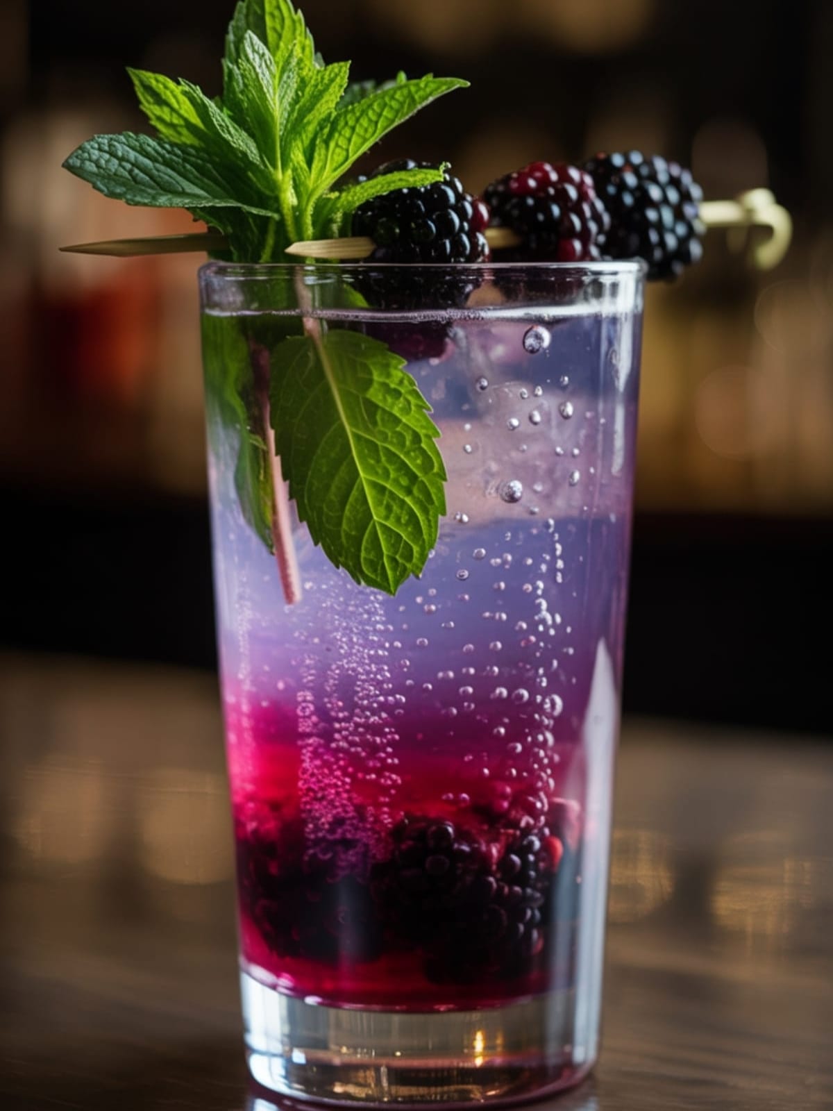 Fresh Blackberry Mint Mojito - Summer's Perfect White Rum Cocktail