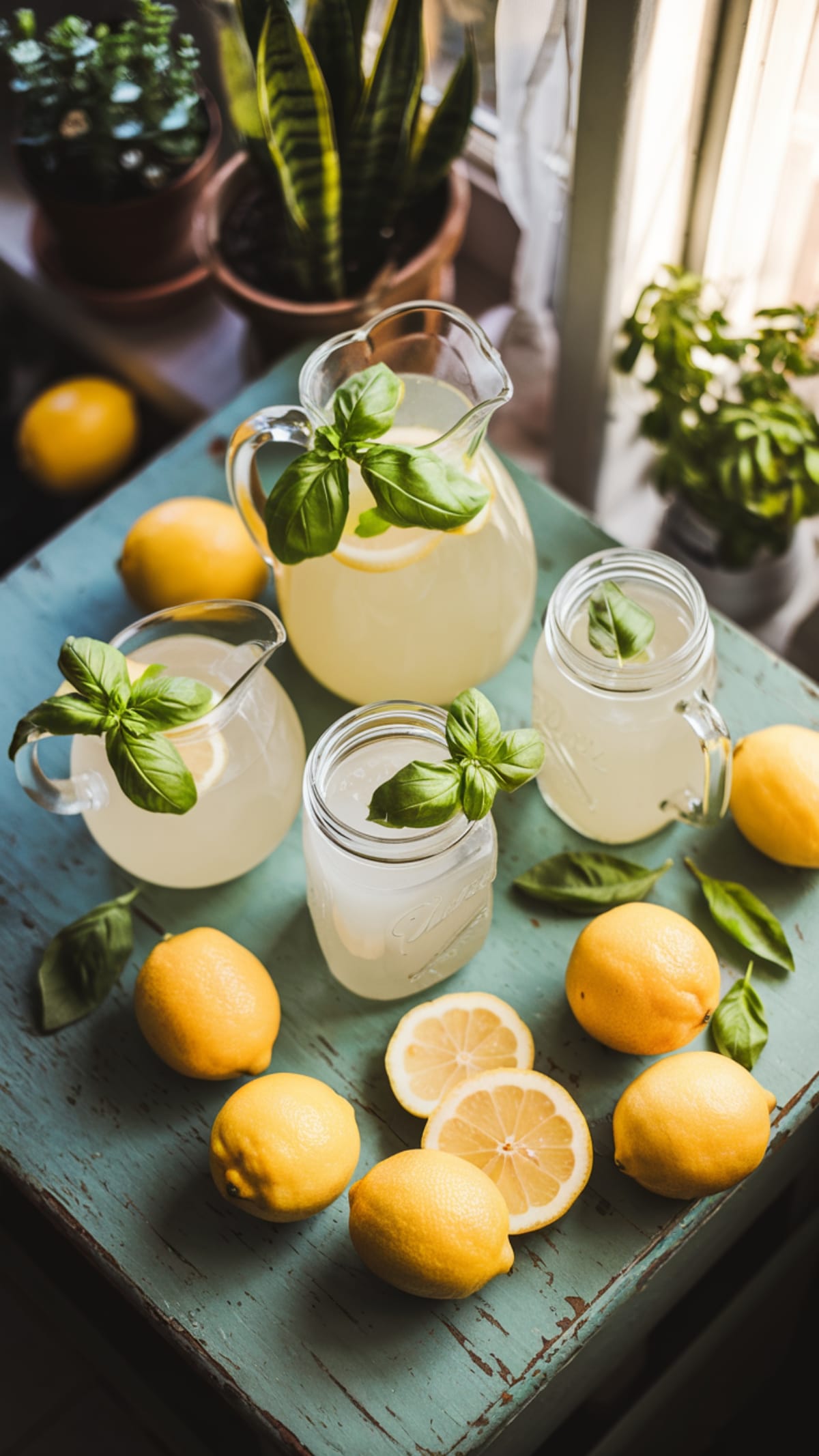 Fresh Lemon Basil Lemonade for Sunny Afternoons